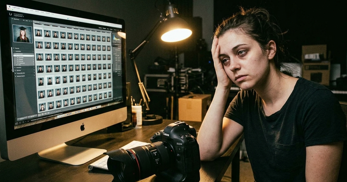 Quanto tempo você perde separando fotos manualmente?