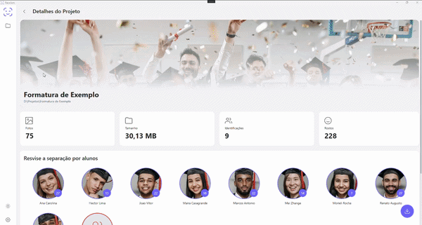 Como automatizar a separação de fotos de formatura etapa 3